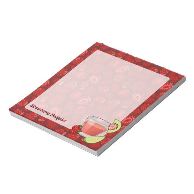 Strawberry Daiquiri Notepad (Rotated)