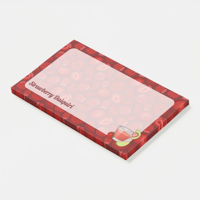Strawberry Daiquiri Post-it Notes (Angled)