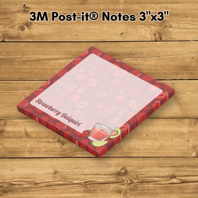 Strawberry Daiquiri Post-it Notes (Creator Uploaded)