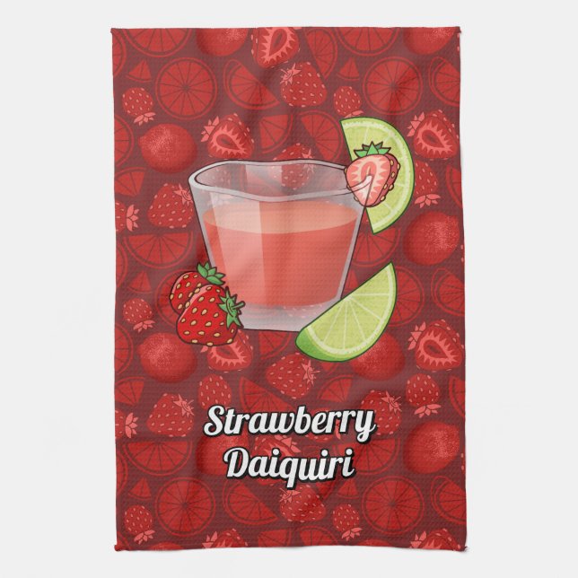 Strawberry Daiquiri Towel (Vertical)