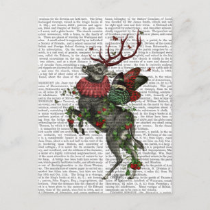 Strawberry Deer Postcard