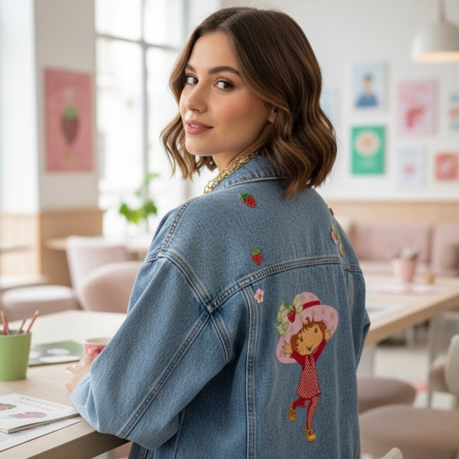 Strawberry Denim Jacket (Creator Uploaded)
