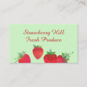 Strawberry Design Business Card