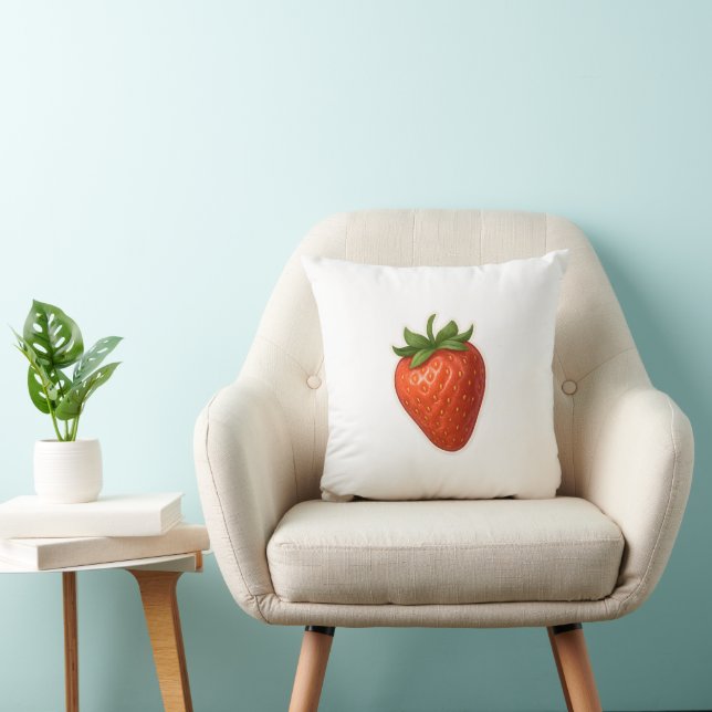 Strawberry Design Cushion (Chair)