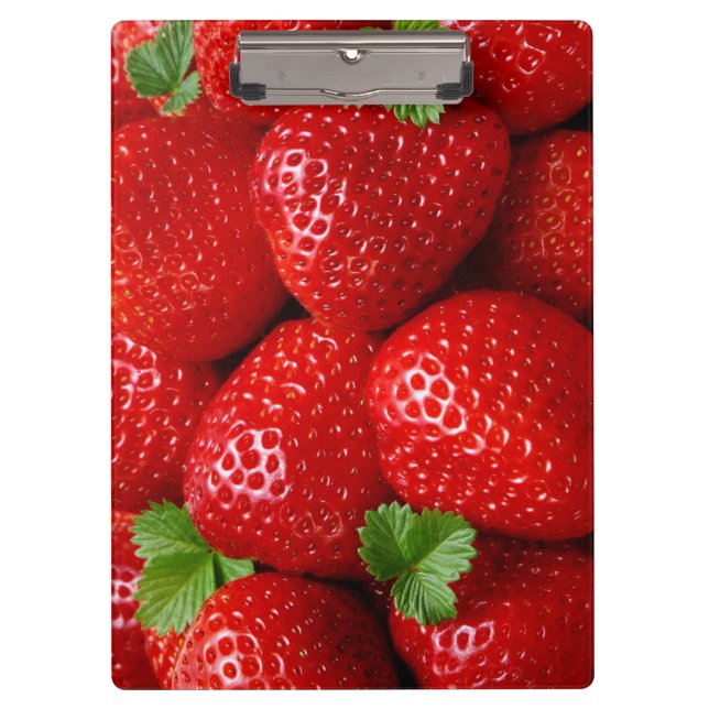 Strawberry design Writing pad  Clipboard (Front)