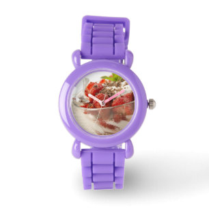 Strawberry Dessert With Fresh Yogurt Watch