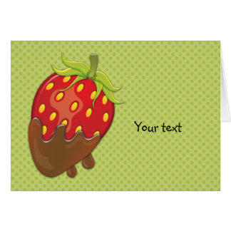 Strawberry dipped in chocolate