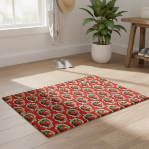 Strawberry doormat