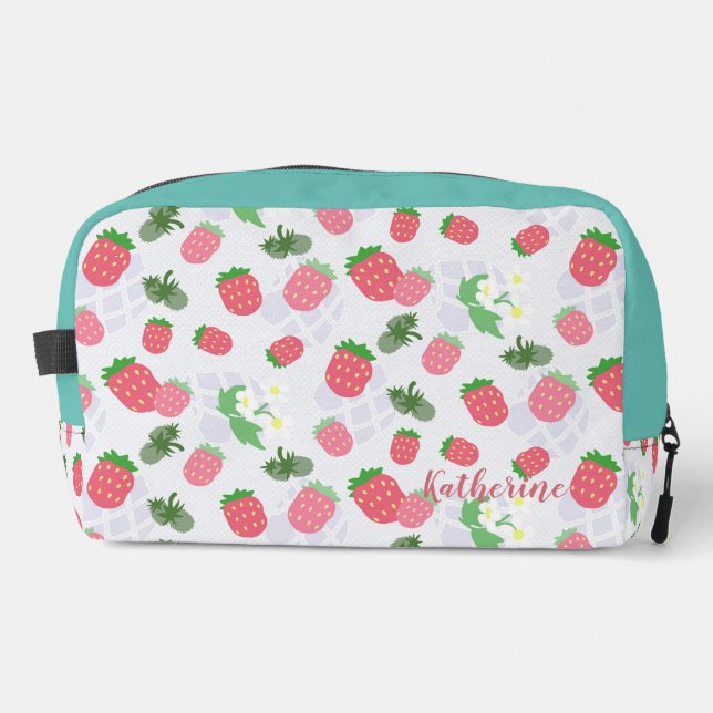 Strawberry  dopp kit (Front)