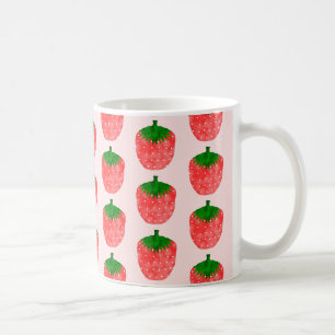 Strawberry Drawing Coffee Mug