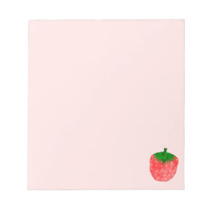 Strawberry Drawing Notepad