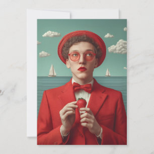 Strawberry Dream in Red Card