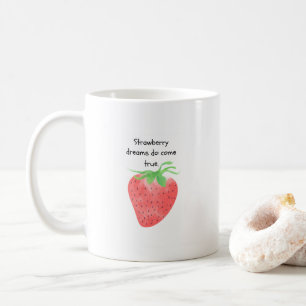 Strawberry dreams Cute Coffee Mug