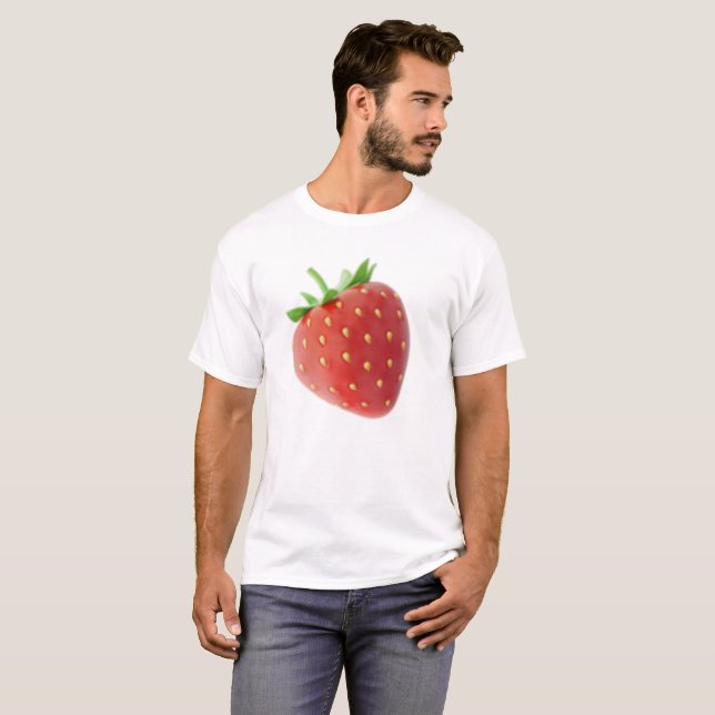 Strawberry - Emoji T-Shirt (Front Full)
