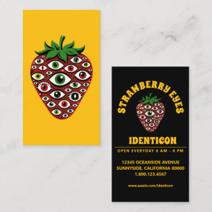 Strawberry Eyes Business Card
