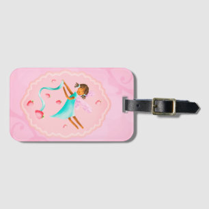 Strawberry fairy luggage tag
