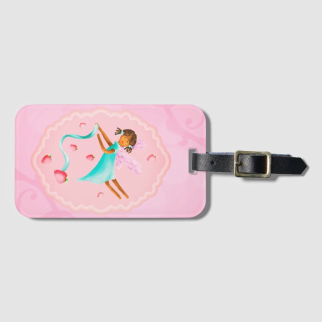 Strawberry fairy  luggage tag (Front Horizontal)