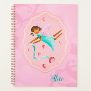 Strawberry fairy personalised planner
