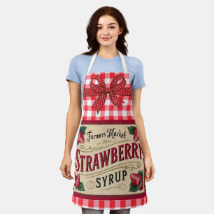 Strawberry farm apron