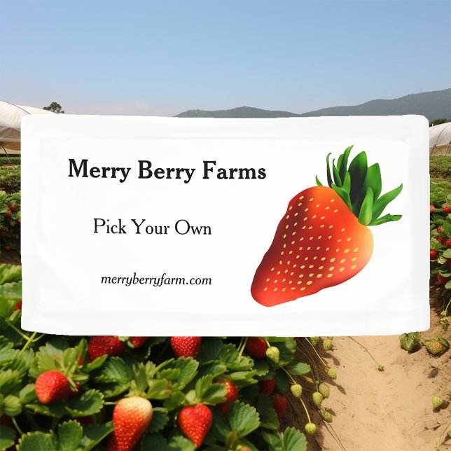 Strawberry Farm Banner (Creator Uploaded)
