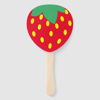 Strawberry Favours Hand Fan