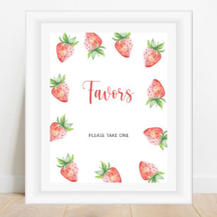 Strawberry \ Favours Poster