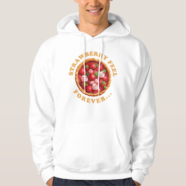 Strawberry Feel Forever Hoodie (Front)