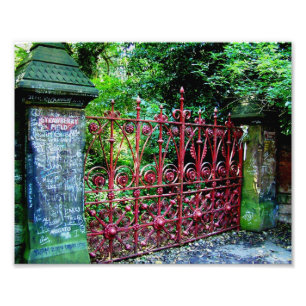 Strawberry Field Gates, Liverpool, UK. Photo Print