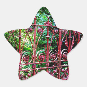 Strawberry Field Gates, Liverpool UK Star Sticker