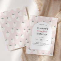 Strawberry Fields Berry First Birthday | Girl