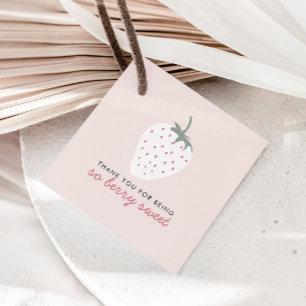 Strawberry Fields Berry Sweet Favour Tags