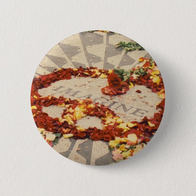 Strawberry Fields Button (Front)