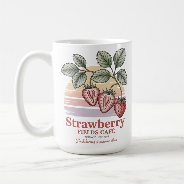 Strawberry Fields Café Coffee Mug (Left)