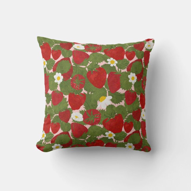 Strawberry Fields Cushion (Front)
