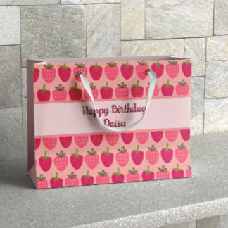 Strawberry Fields Delight 1 Large Gift Bag