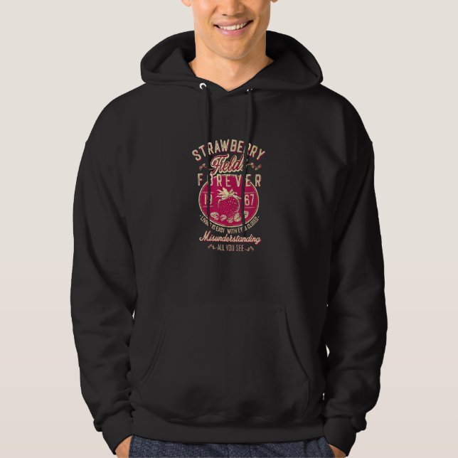 Strawberry Fields Forever Strawberry Fields Teemus Hoodie (Front)