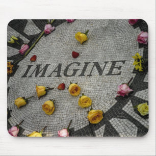 Strawberry Fields in Central Park, NYC Mouse Mat