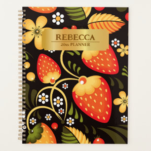 Strawberry Fields Khokhloma 2025 Planner