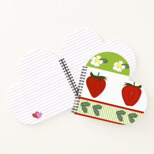 Strawberry Fields - Kitchen Decor Notebook