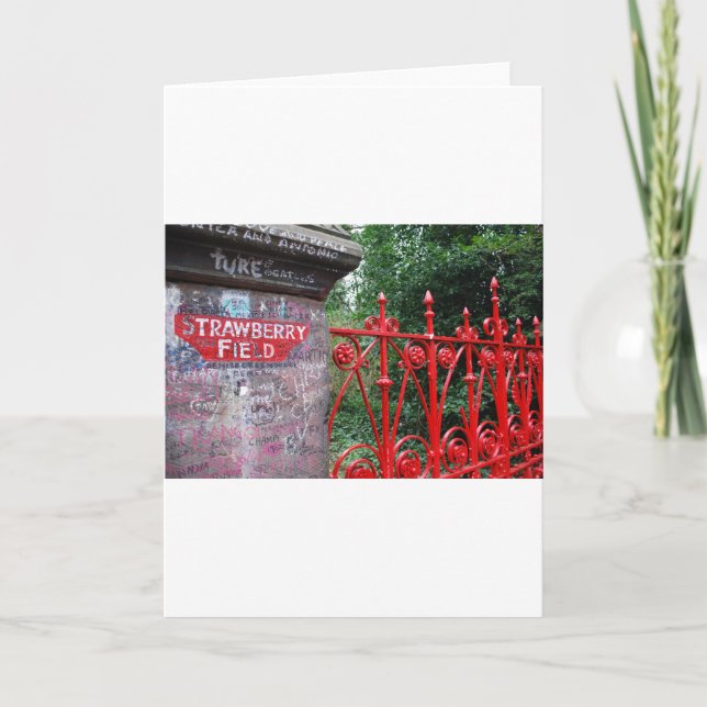 Strawberry Fields Liverpool Card (Front)