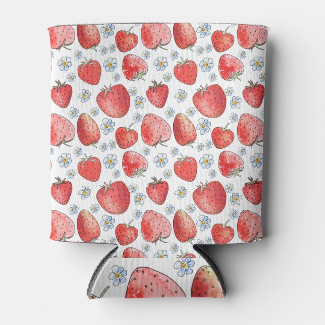 Strawberry Fields: Summer Freshness Can Cooler (Front)