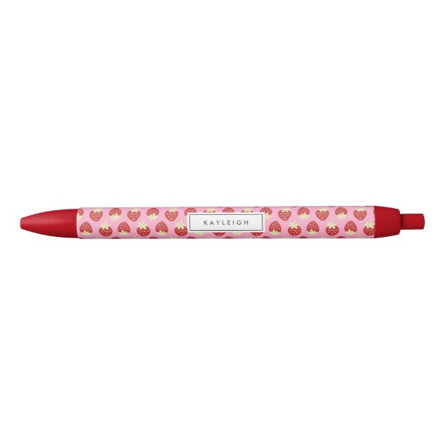 Strawberry Flip Personalised Pen (Front)