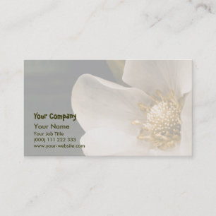 Strawberry flower business card