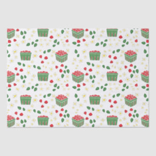 Strawberry Flowers Strawberry Fields Berry First Tissue Paper