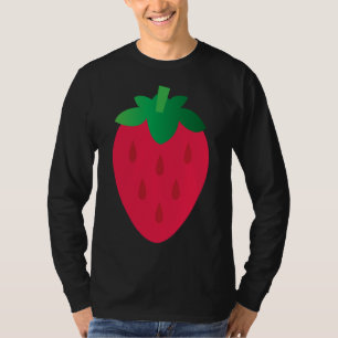 Strawberry Fruit Art T-Shirt
