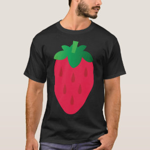 Strawberry Fruit Art T-Shirt