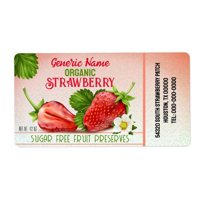 Strawberry Fruit Canning (Front)