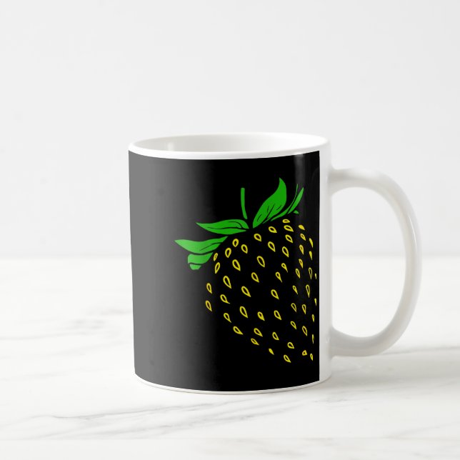 Strawberry Fruit Costume Simple Funny Party  Coffee Mug (Right)