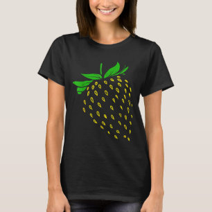 Strawberry Fruit Costume Simple Funny Party  T-Shirt