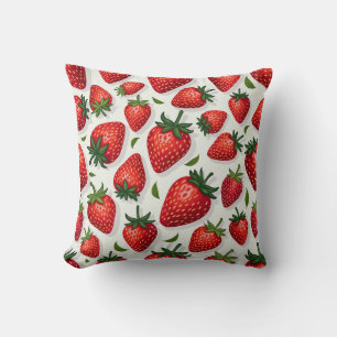 Strawberry fruit cushion